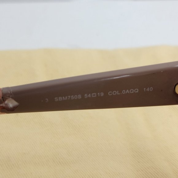 BLUMARINE Donna Eyewear SBM750S (0AQQ) 54/19 Brown Gradient Pink Marrone
